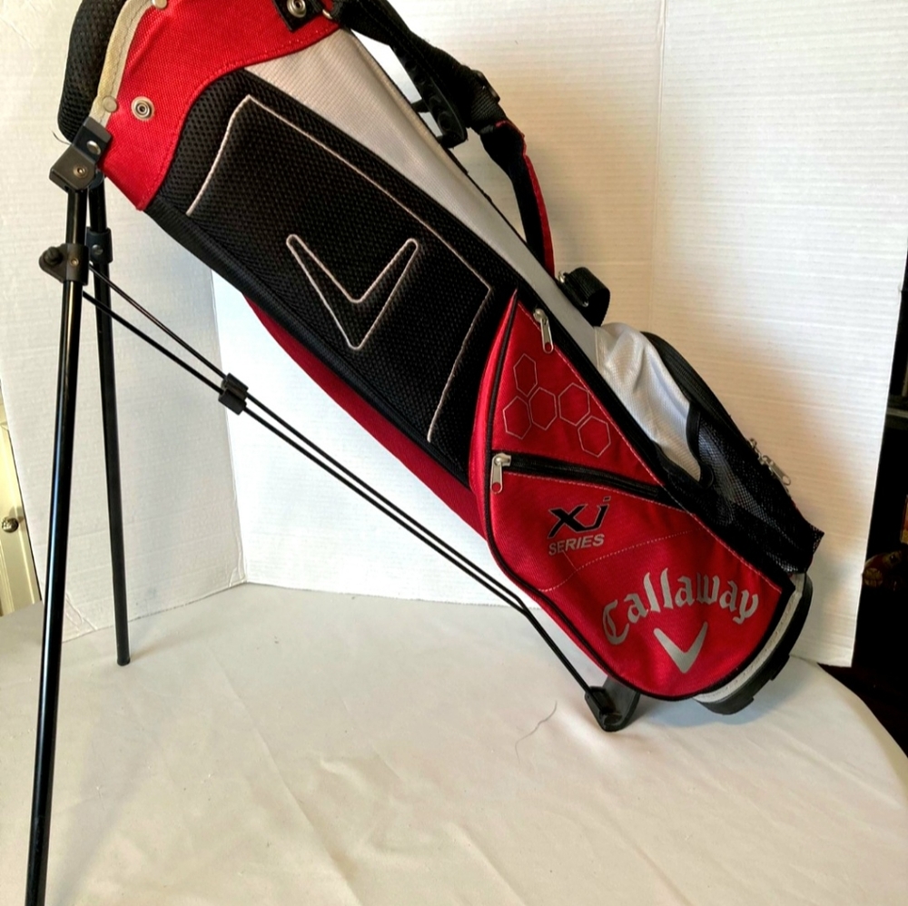 Callaway XJ Series Junior Golf Club Bag Carrying Case Stand Storage Kids 30 Inch
